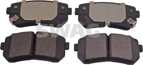 Swag 33 10 7192 - Brake Pad Set, disc brake www.autospares.lv