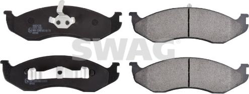 Swag 33 10 7186 - Bremžu uzliku kompl., Disku bremzes www.autospares.lv