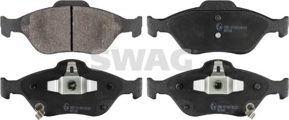 Swag 33 10 7129 - Bremžu uzliku kompl., Disku bremzes www.autospares.lv