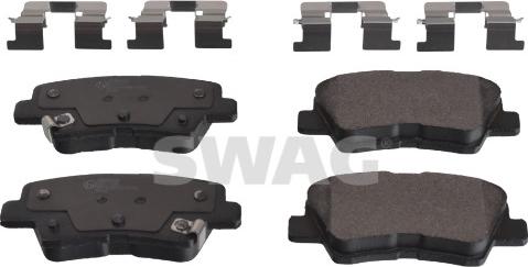 Swag 33 10 7172 - Brake Pad Set, disc brake www.autospares.lv