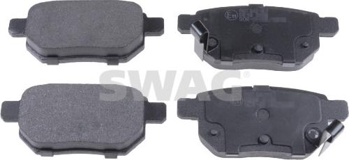 Swag 33 10 7323 - Brake Pad Set, disc brake www.autospares.lv