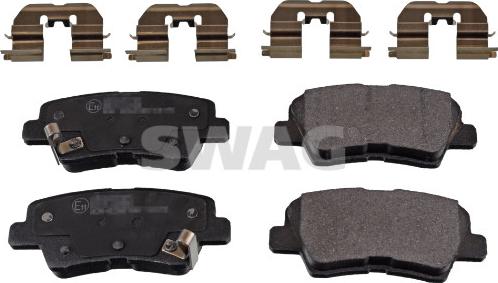 Swag 33 10 7268 - Brake Pad Set, disc brake www.autospares.lv