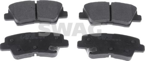 Swag 33 10 7284 - Brake Pad Set, disc brake www.autospares.lv