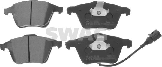 Swag 32 91 6796 - Тормозные колодки, дисковые, комплект www.autospares.lv