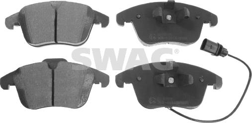 Swag 32 91 6768 - Тормозные колодки, дисковые, комплект www.autospares.lv