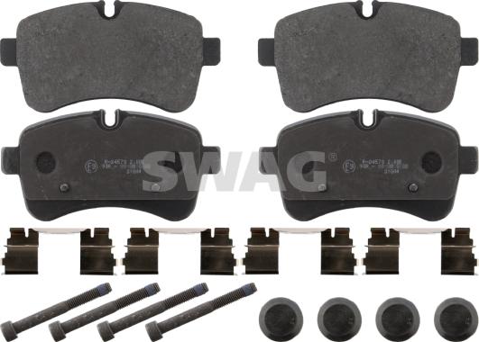 Swag 37 94 0586 - Bremžu uzliku kompl., Disku bremzes www.autospares.lv