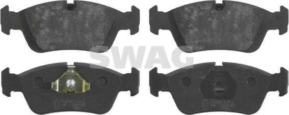 Swag 20 91 6002 - Тормозные колодки, дисковые, комплект www.autospares.lv