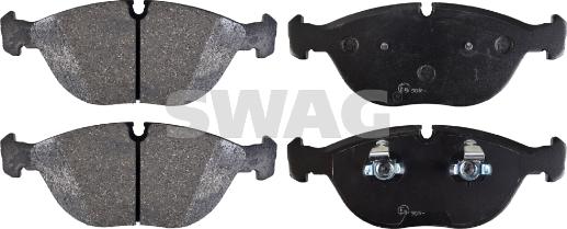 Swag 20 91 6366 - Brake Pad Set, disc brake www.autospares.lv