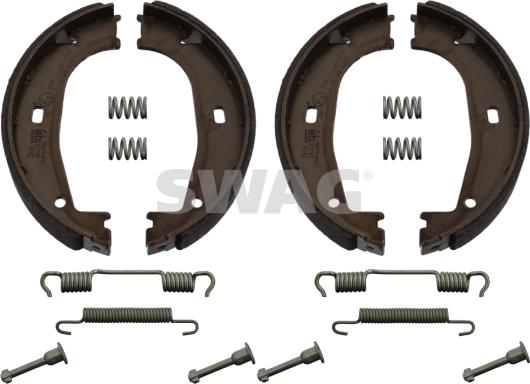 Swag 20 93 1045 - Brake Shoe Set, parking brake www.autospares.lv