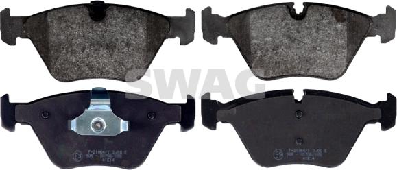 Swag 20 11 6030 - Brake Pad Set, disc brake www.autospares.lv