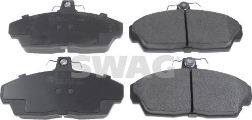 Swag 22 91 6355 - Тормозные колодки, дисковые, комплект www.autospares.lv