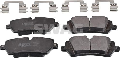 Swag 22 11 6325 - Brake Pad Set, disc brake www.autospares.lv