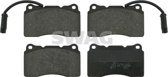 Swag 74 91 6295 - Bremžu uzliku kompl., Disku bremzes www.autospares.lv