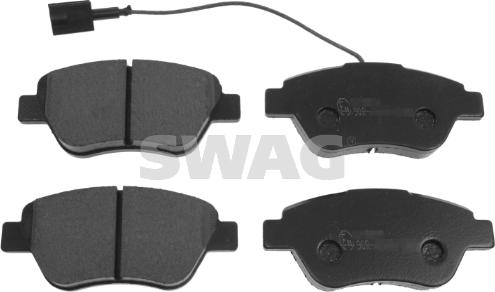 Swag 70 91 6555 - Brake Pad Set, disc brake www.autospares.lv