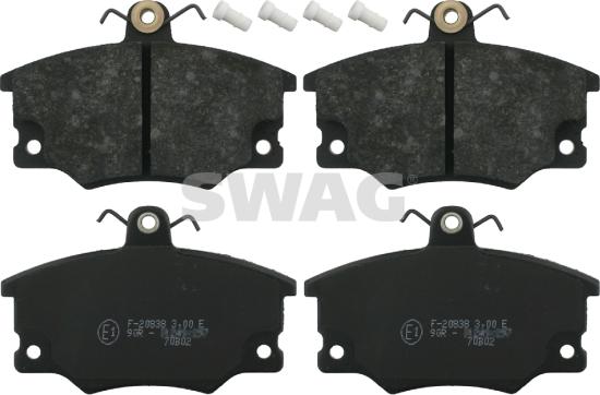 Swag 70 91 6079 - Brake Pad Set, disc brake www.autospares.lv