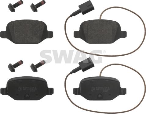 Swag 70 91 6856 - Brake Pad Set, disc brake www.autospares.lv