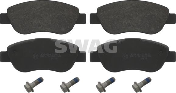 Swag 70 91 6857 - Bremžu uzliku kompl., Disku bremzes www.autospares.lv