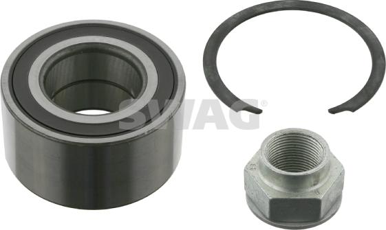 Swag 70 92 8142 - Подшипник ступицы колеса, комплект www.autospares.lv