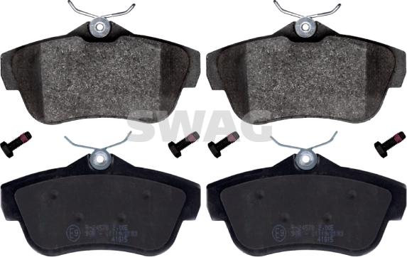 Swag 70 11 6058 - Brake Pad Set, disc brake www.autospares.lv