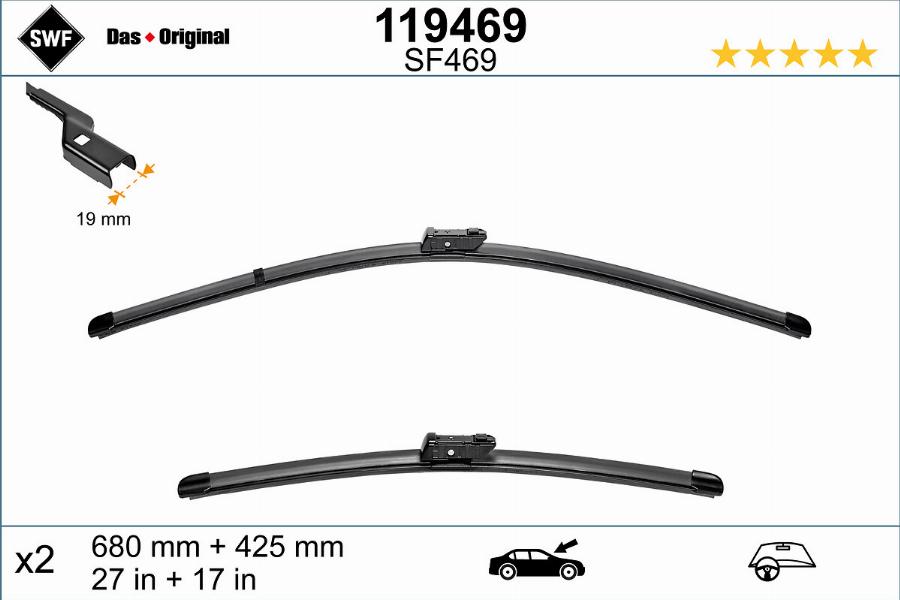 SWF 119469 - Wiper Blade www.autospares.lv