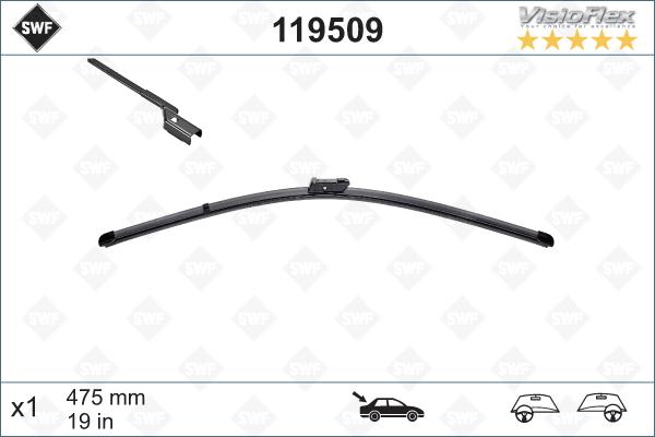 SWF 119509 - Wiper Blade www.autospares.lv