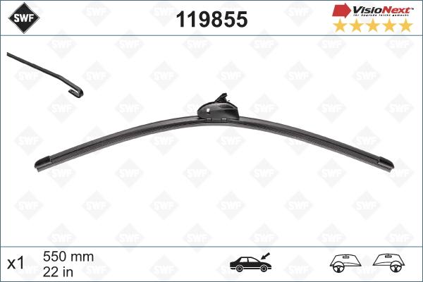 SWF 119855 - Wiper Blade www.autospares.lv