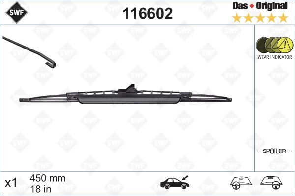 SWF 116602 - Щетка стеклоочистителя www.autospares.lv