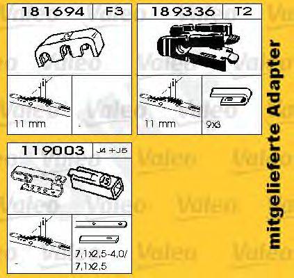 SWF 116132 - Stikla tīrītāja slotiņa autospares.lv