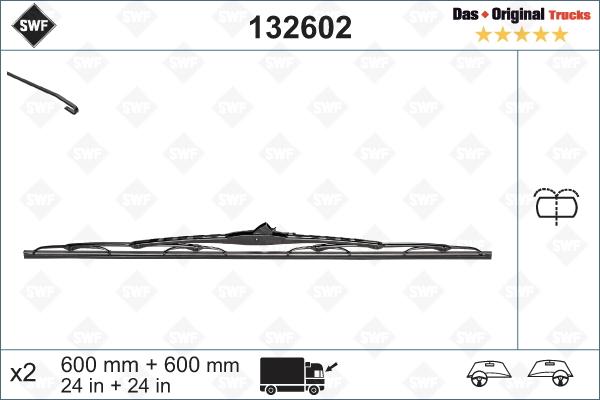 SWF 132602 - Wiper Blade www.autospares.lv