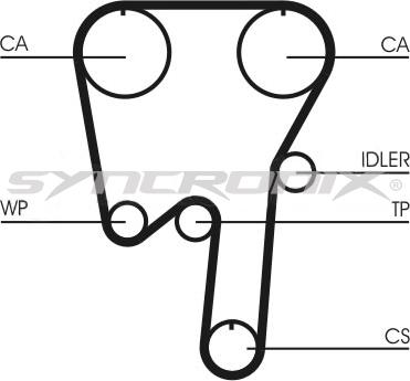 SYNCRONIX SY110981 - Zobsiksnas komplekts www.autospares.lv