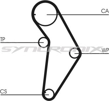 SYNCRONIX SY110973 - Timing Belt Set www.autospares.lv