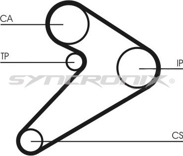 SYNCRONIX SY210517714 - Zobsiksnas komplekts autospares.lv