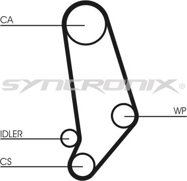 SYNCRONIX SY110660 - Zobsiksnas komplekts www.autospares.lv