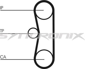 SYNCRONIX SY10700662 - Zobsiksnas komplekts autospares.lv