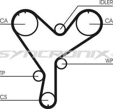 SYNCRONIX SY0852N - Zobsiksna autospares.lv