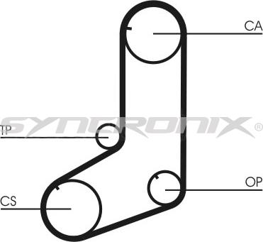 SYNCRONIX SY0801N - Timing Belt www.autospares.lv