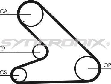 SYNCRONIX SY0700N - Зубчатый ремень ГРМ www.autospares.lv