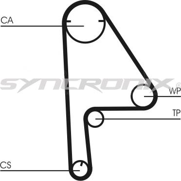 SYNCRONIX SY1101081 - Zobsiksnas komplekts www.autospares.lv