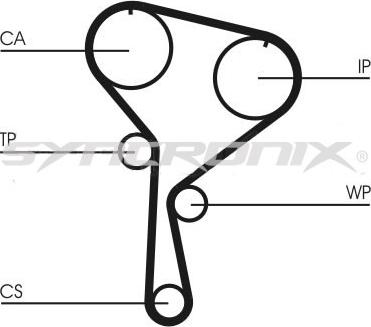 SYNCRONIX SY4101035PE - Ūdenssūknis + Zobsiksnas komplekts www.autospares.lv