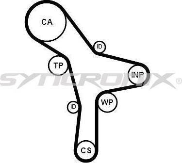 SYNCRONIX SY1101176 - Ūdenssūknis + Zobsiksnas komplekts www.autospares.lv