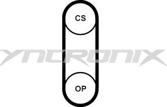 SYNCRONIX SY1218N - Timing Belt www.autospares.lv