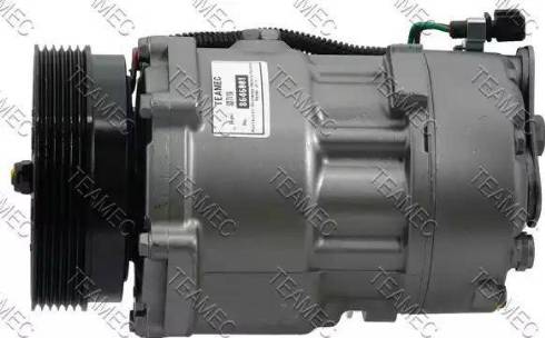 Teamec 8646001 - Compressor, air conditioning www.autospares.lv