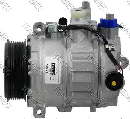 Teamec 8629716 - Compressor, air conditioning www.autospares.lv