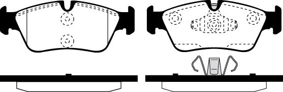 Optimal 12257 - Bremžu uzliku kompl., Disku bremzes autospares.lv