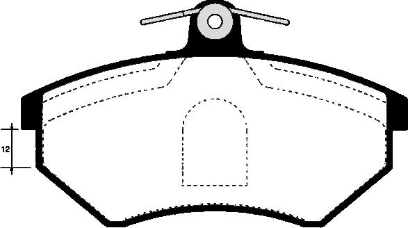 Technika 01546A - Brake Pad Set, disc brake www.autospares.lv