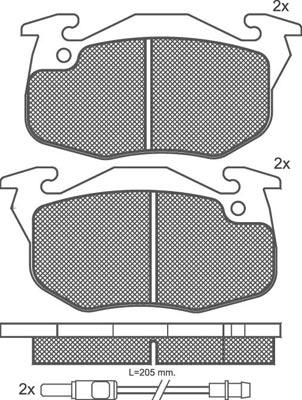 ATE 13.0460-3952 - Bremžu uzliku kompl., Disku bremzes www.autospares.lv