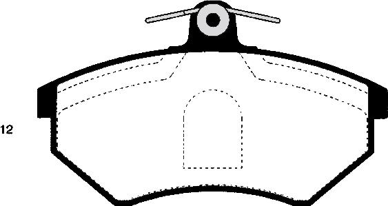 Technika 01565 - Brake Pad Set, disc brake www.autospares.lv