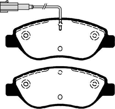 Technika 01505 - Bremžu uzliku kompl., Disku bremzes autospares.lv