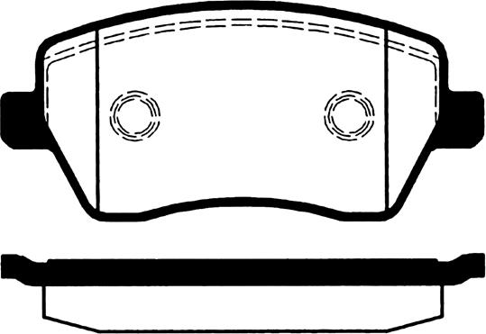 Technika 01513 - Тормозные колодки, дисковые, комплект www.autospares.lv