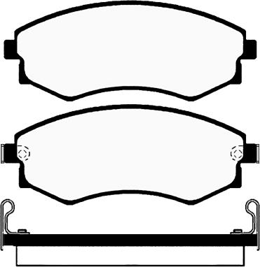 Technika 01581 - Brake Pad Set, disc brake www.autospares.lv